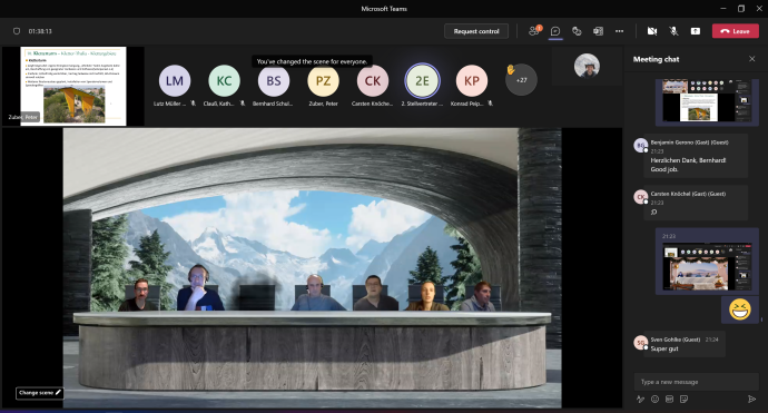 Jahreshauptversammlung 2021 Screenshot Kommandobrücke